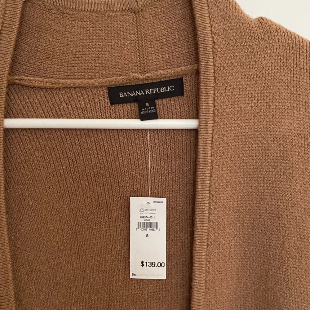 Banana Republic Birdseye duster coatagin - Picture 2 of 6
